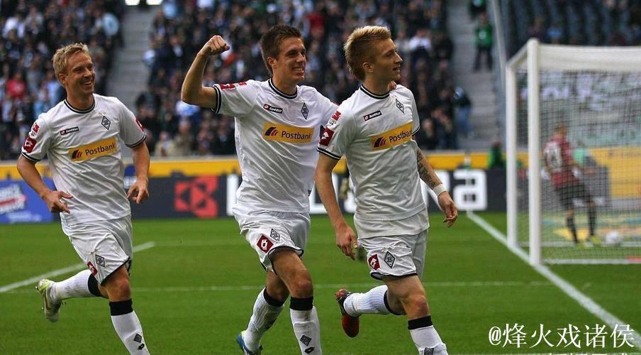 沃尔夫斯堡3-1门兴格拉德巴赫，维默尔两球，阿